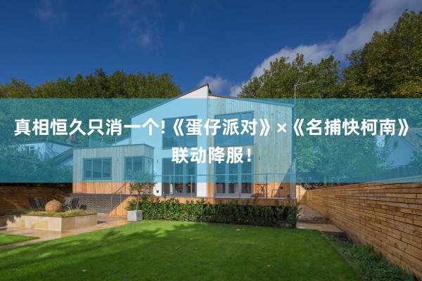 真相恒久只消一个!《蛋仔派对》×《名捕快柯南》联动降服！