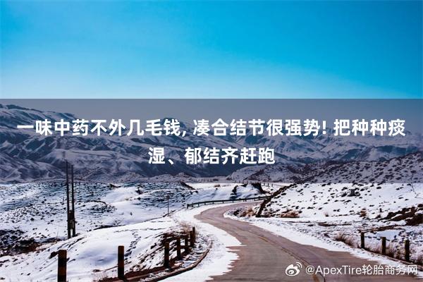 一味中药不外几毛钱, 凑合结节很强势! 把种种痰湿、郁结齐赶跑